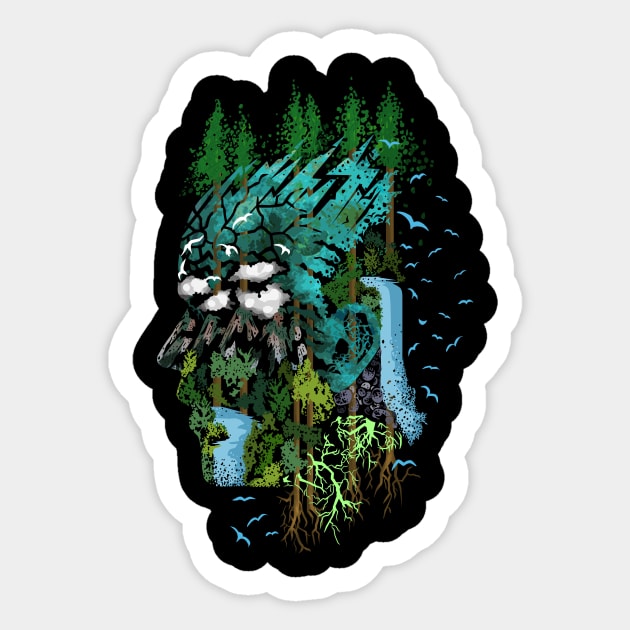 Father Nature Sticker by nippyer
